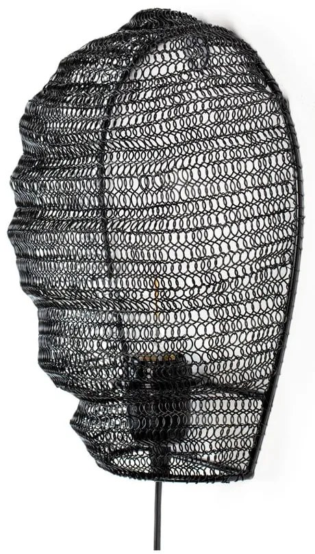 Черна стенна лампа Lena - White Label