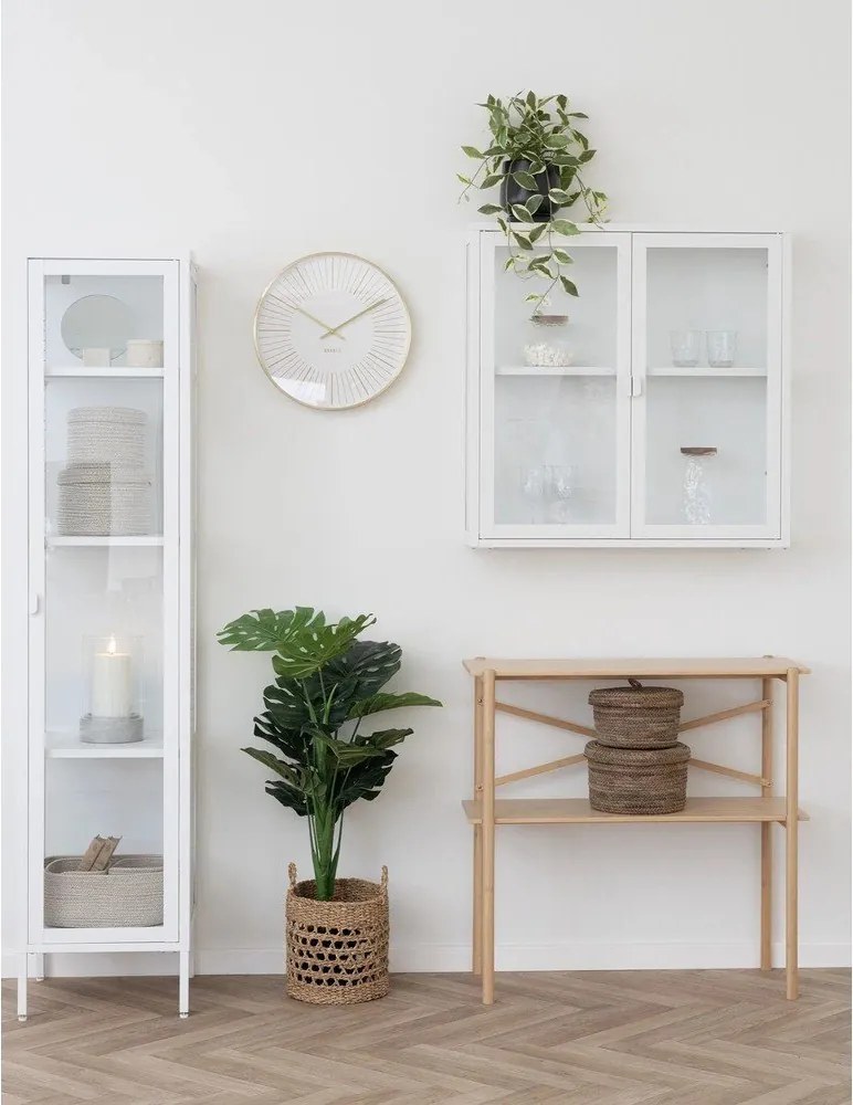 Бяла метална витрина 40x180 cm Brisbane – House Nordic