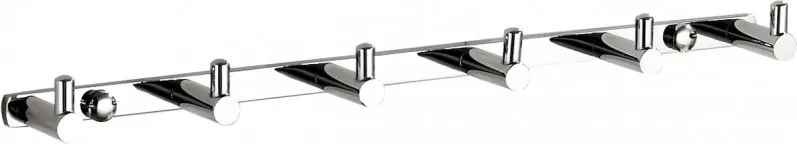 Mexen кука за хавлия с шест закачалки, хром - 709166-00