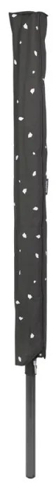 Външен простор Brabantia Lift-O-Matic 1003467, 50 м, Регулируема височина, Метален шиш за вкопаване, Калъф, Торба с щипки, Резистентен на корозия, Черен