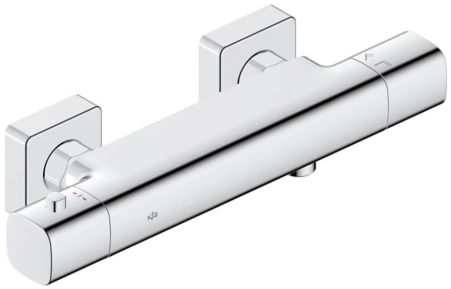 KFA Armatura 5756-010-00 - Термостатен душ смесител MALAGA, полирано хромово покритие