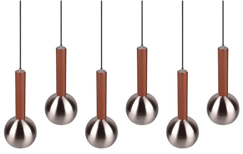 Черно висящо осветително тяло Ciliana – CINQUE