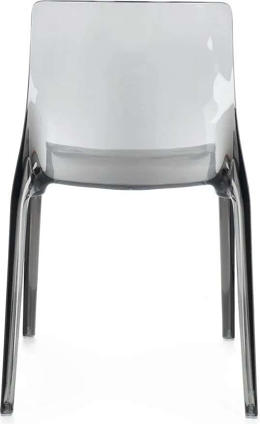 Сив пластмасов градински стол Adele – Bizzotto