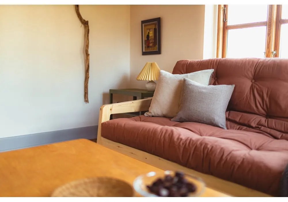 Сив велурен диван 204 cm Grab - Karup Design