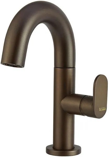 Батерия за умивалник с клапан Clic Clac Slim Vicario-Бронз