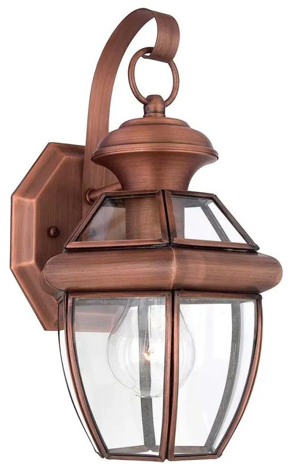 Quoizel QZ-NEWBURY2-S-AC - Външно стенно осветително тяло NEWBURY 1xE27/60W/230V IP44