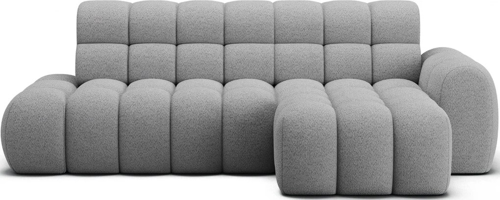 Ъглов диван Нерида-сив-десен