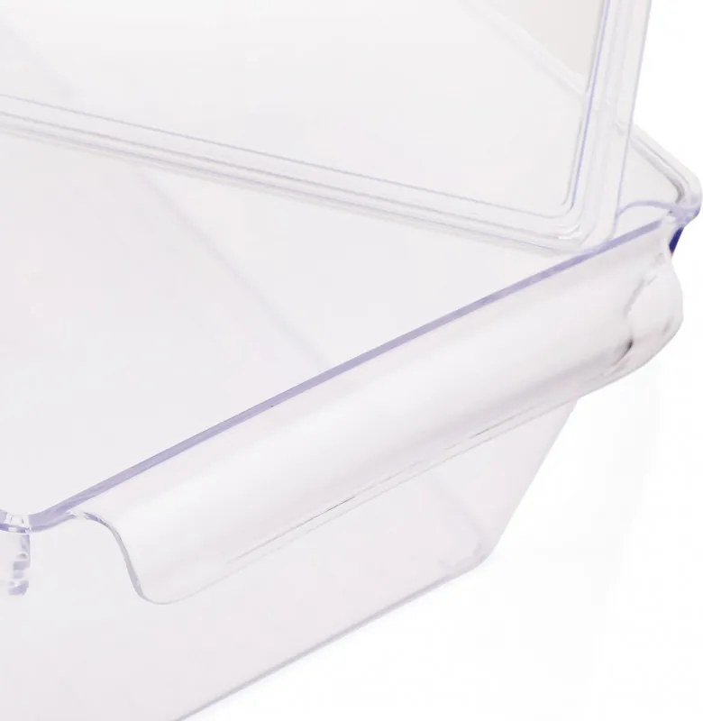 Комплект 3бр органайзери за хладилник Hermia 964FRM3417, 20x32.5x14 см, Без BPA, Пластмаса, Прозрачен