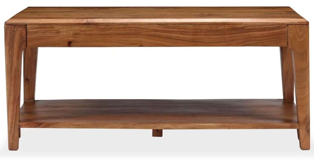 244956 vidaXL Маса за кафе, масивно дърво, 88x50x38 см