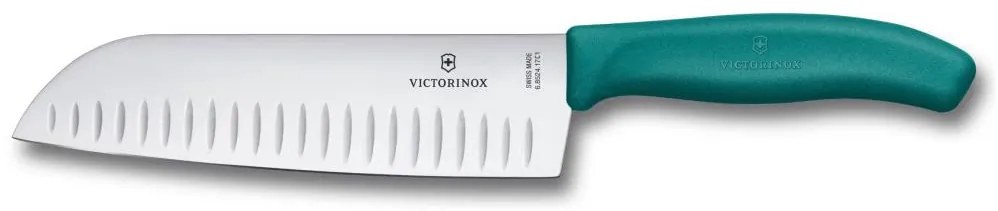 Victorinox - кухненски нож Santoku SWISS CLASSIC 17 см тюркоазен