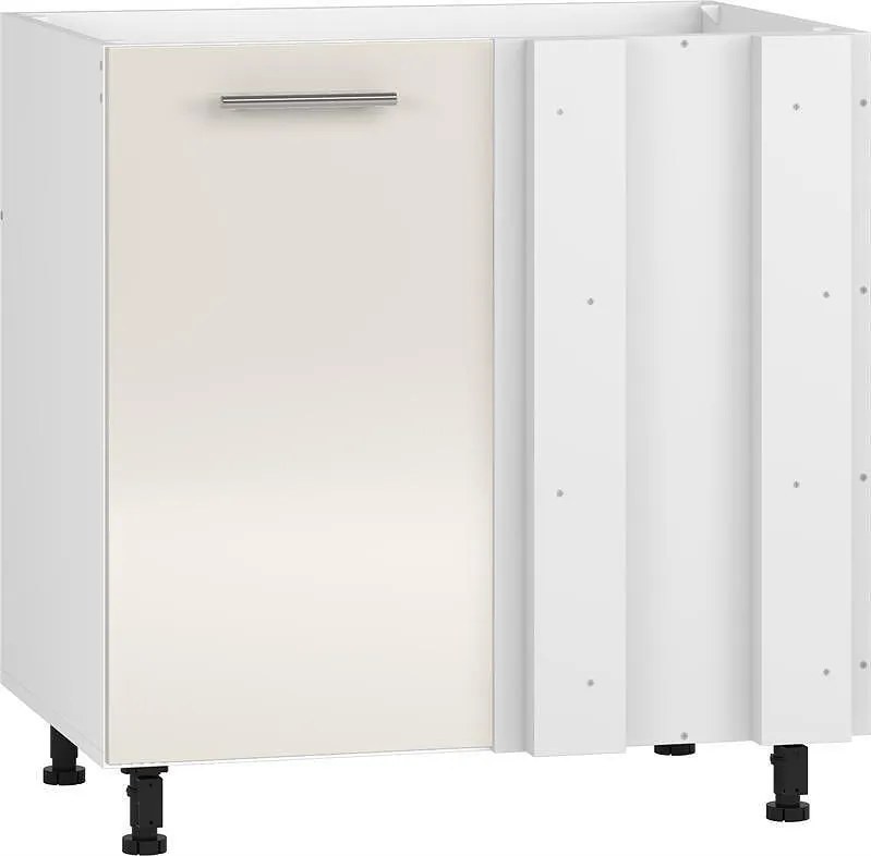 Долен ъглов шкаф Vento DKN-100/82 100(80)см Бежов гланц