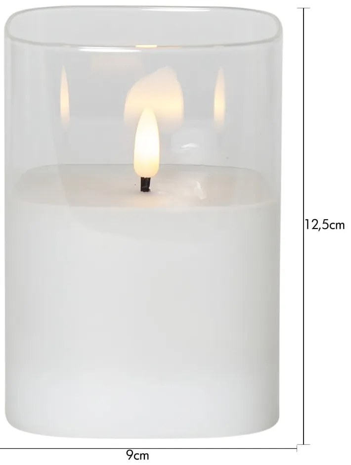 LED свещ на батерии (височина 12,5 cm) Flamme – Star Trading
