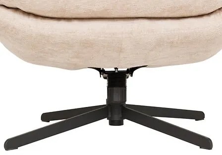 Въртящ се фотьойл atmosphera Stelan,Шенил, Бежов