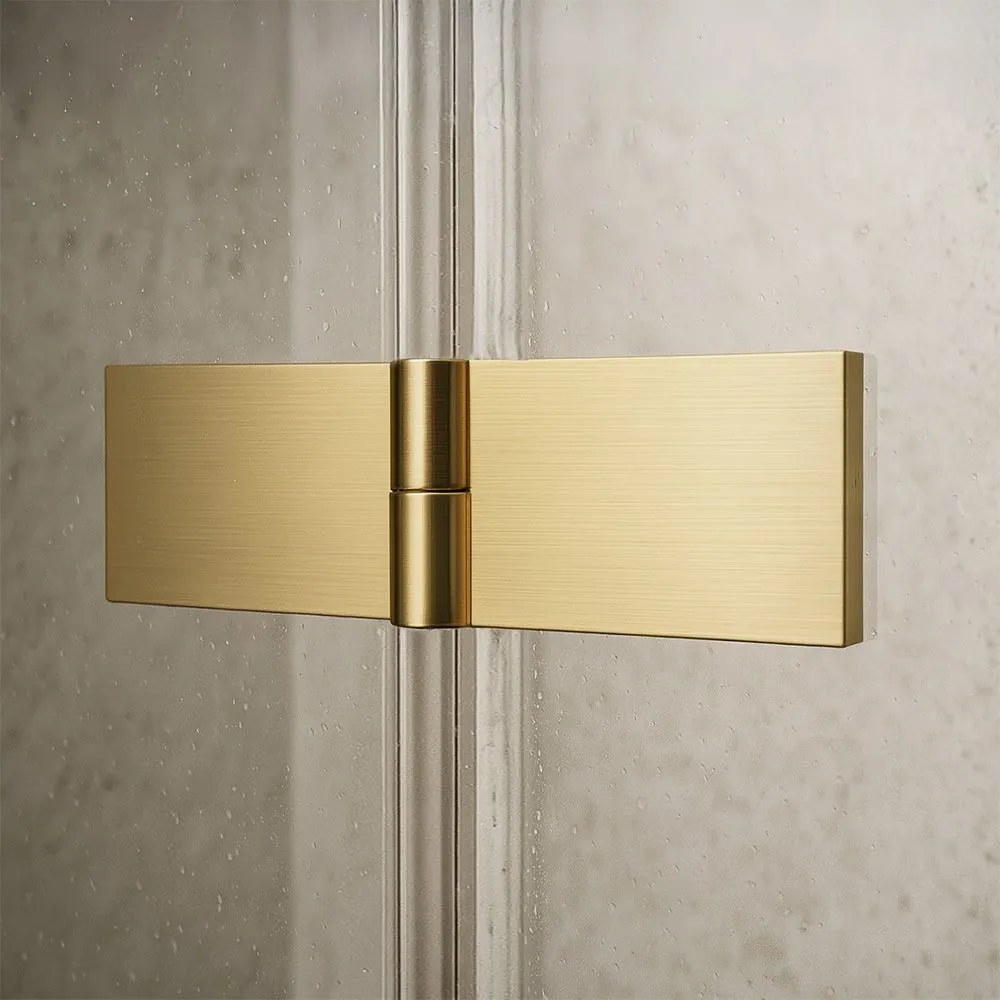 Душ кабина Rea Atlas 80x80 Brush Gold