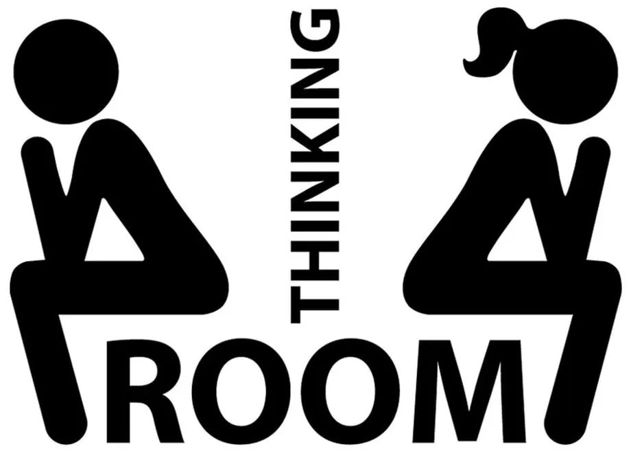 Стикер "Стая за мислене", 25 x 35 cm - Ambiance