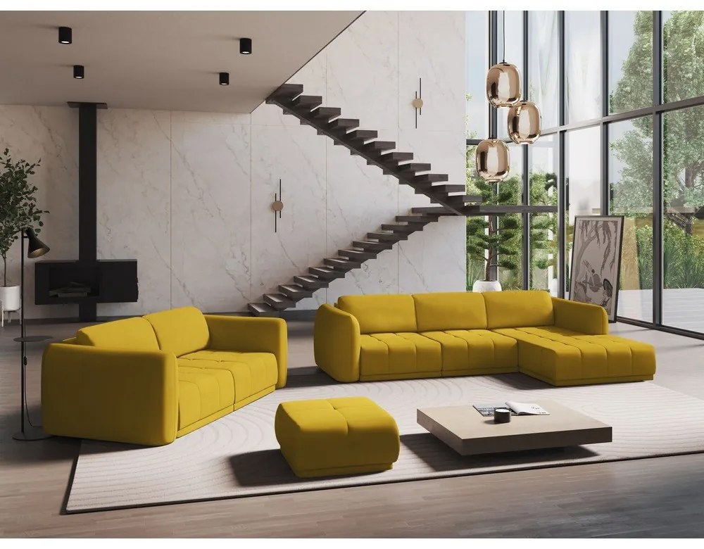 Жълта табуретка Hoku – Makamii