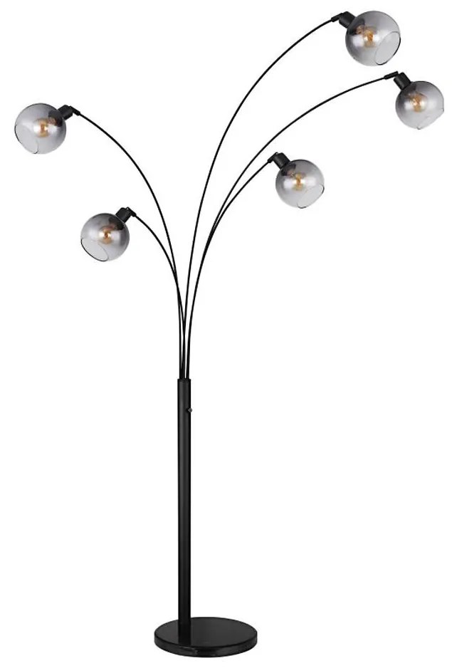 Globo 58228NBS - Лампион SEYMOUR 5xE27/40W/230V опушен