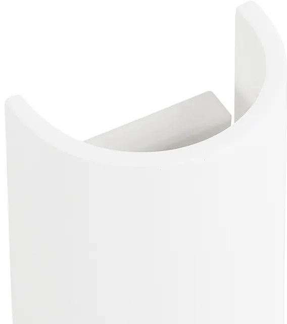 Смарт стенна лампа бяла кръгла с Wifi G9 - Colja Novo