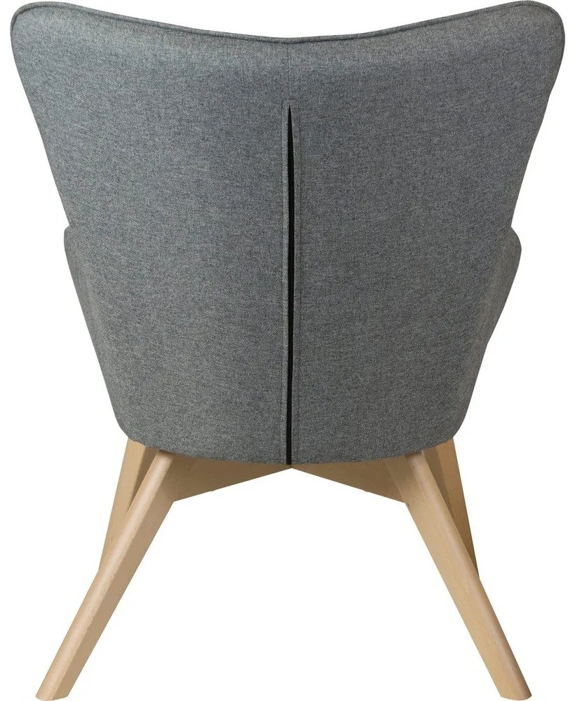 Сиво кресло Niko – Ropez