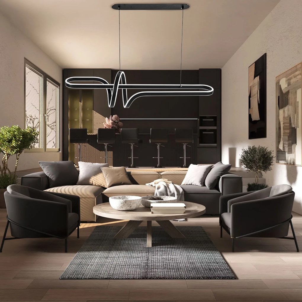 Лампа LED G038-CP Black