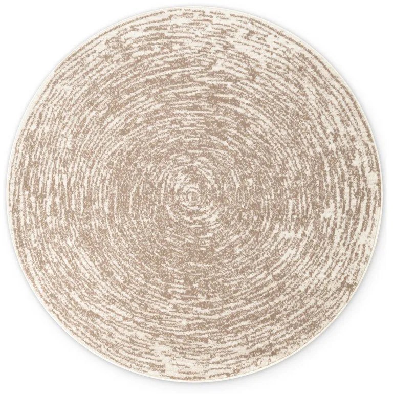 Бежово-кремав кръгъл килим ø 120 cm Gloria Cavallo – Hanse Home