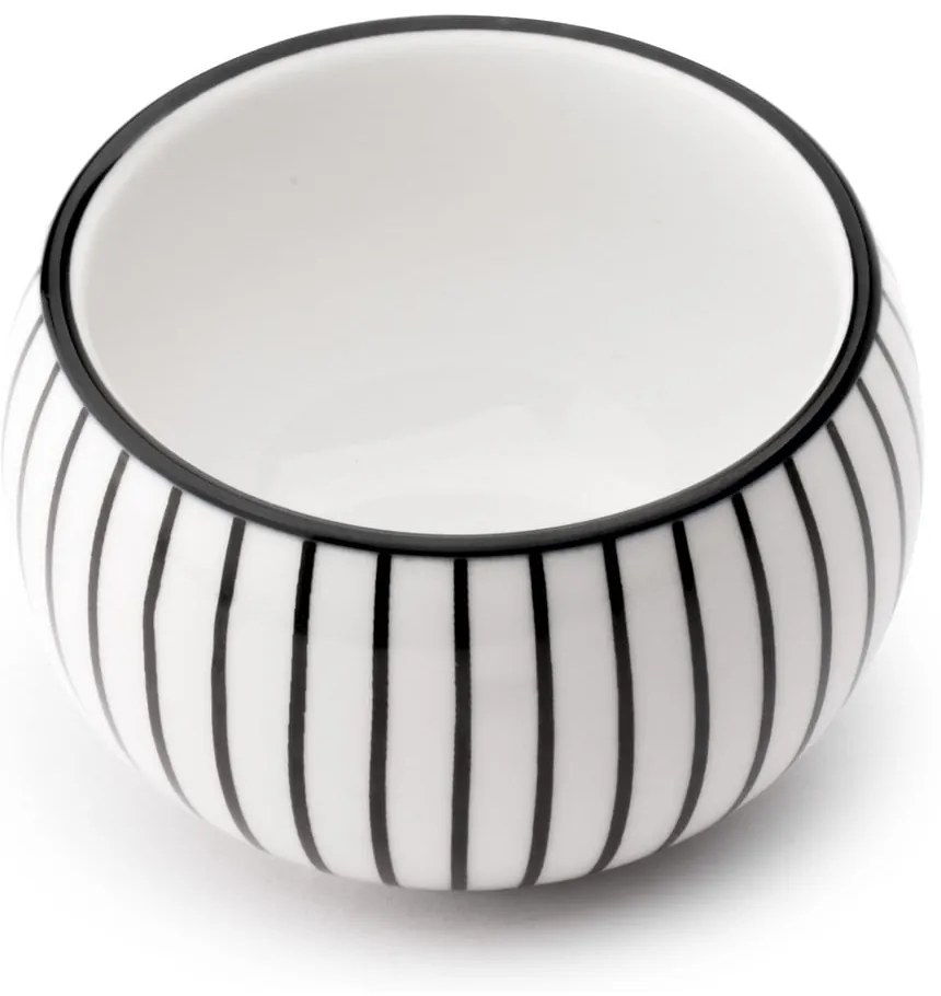 Бяло-черен сервиз за чай от порцелан и чугун Shanxi – Bredemeijer