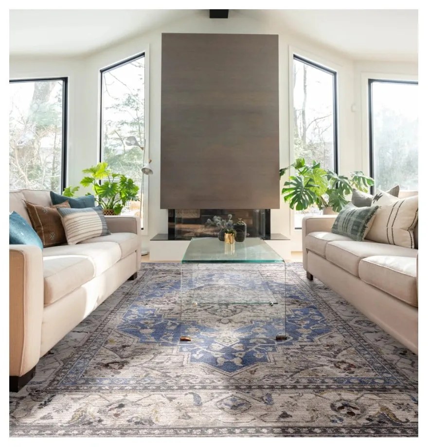 Син килим 240x330 cm Sovereign - Asiatic Carpets