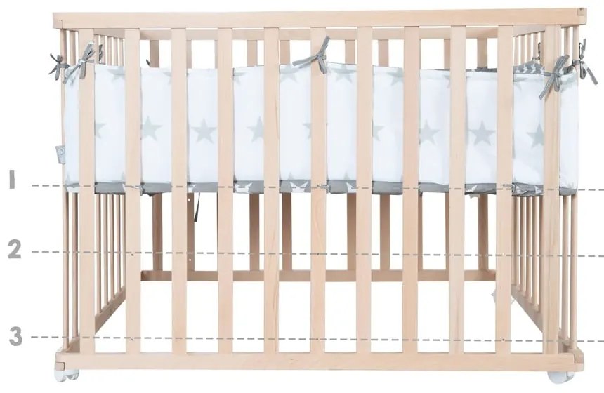 Кошара за игра в естествен цвят 100x100 cm - Roba