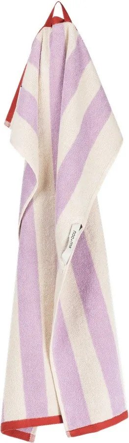 Памучна кърпа от тери в цвят лавандула/кремава 50x80 cm Gobo – noo.ma