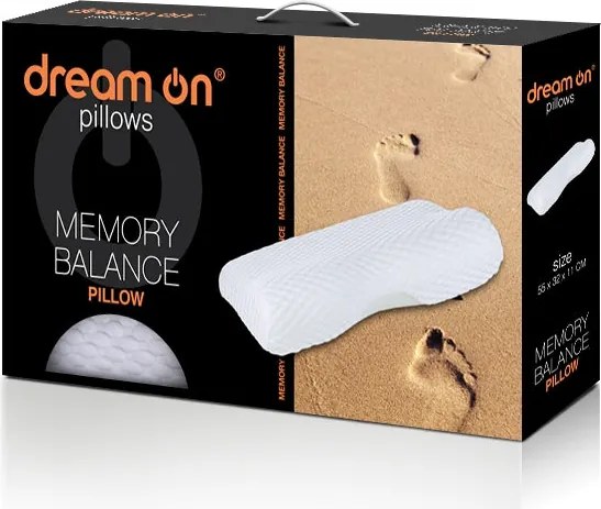 Възглавница Dream On, Memory Balance, 55x32x11, Мемори пяна