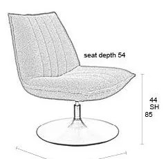 Стол в цвят охра от плат bouclé Jax - White Label
