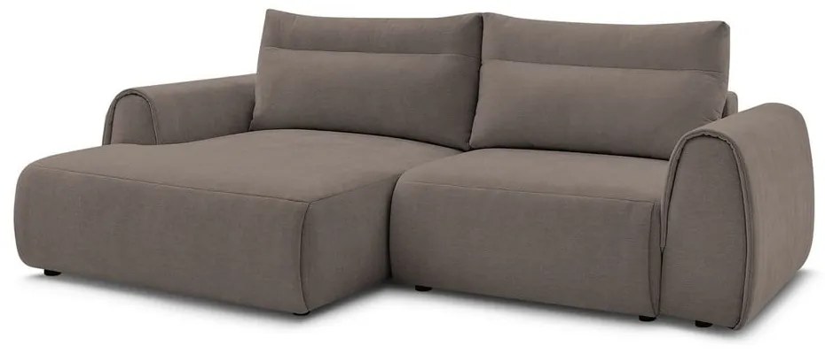 Кафяв ъглов диван Aden – Bobochic Paris