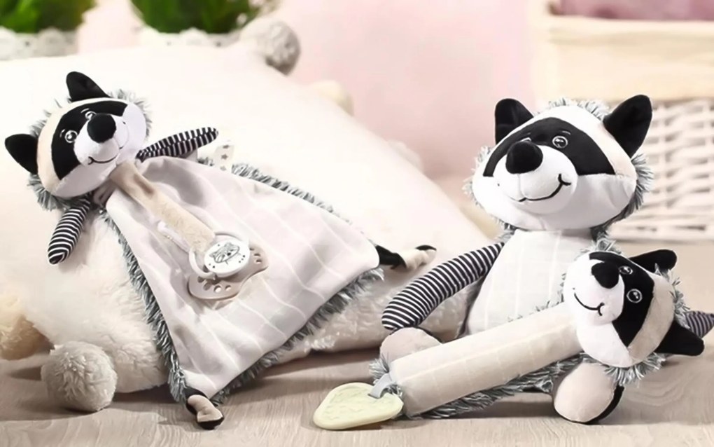 Играчка за гушкане с клип за биберон