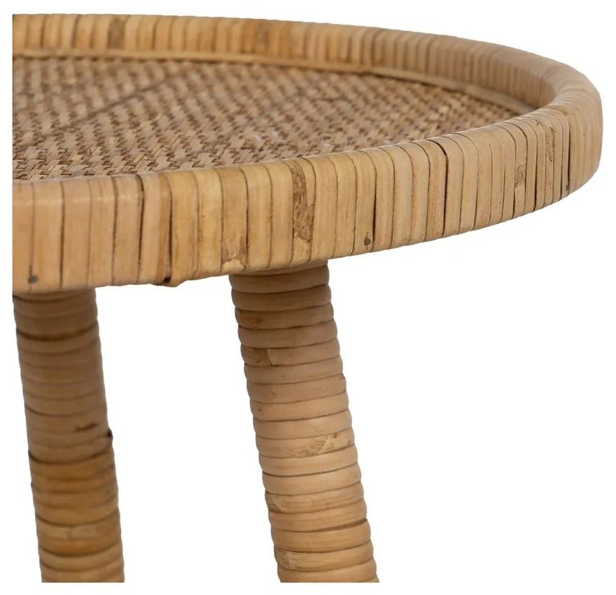 Ратанова кръгла странична масичка ø 45 cm – Ixia