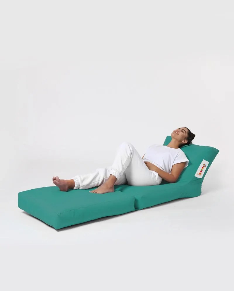 Градински пуф Siesta Sofa Bed Pouf, цвят Тюркоаз
