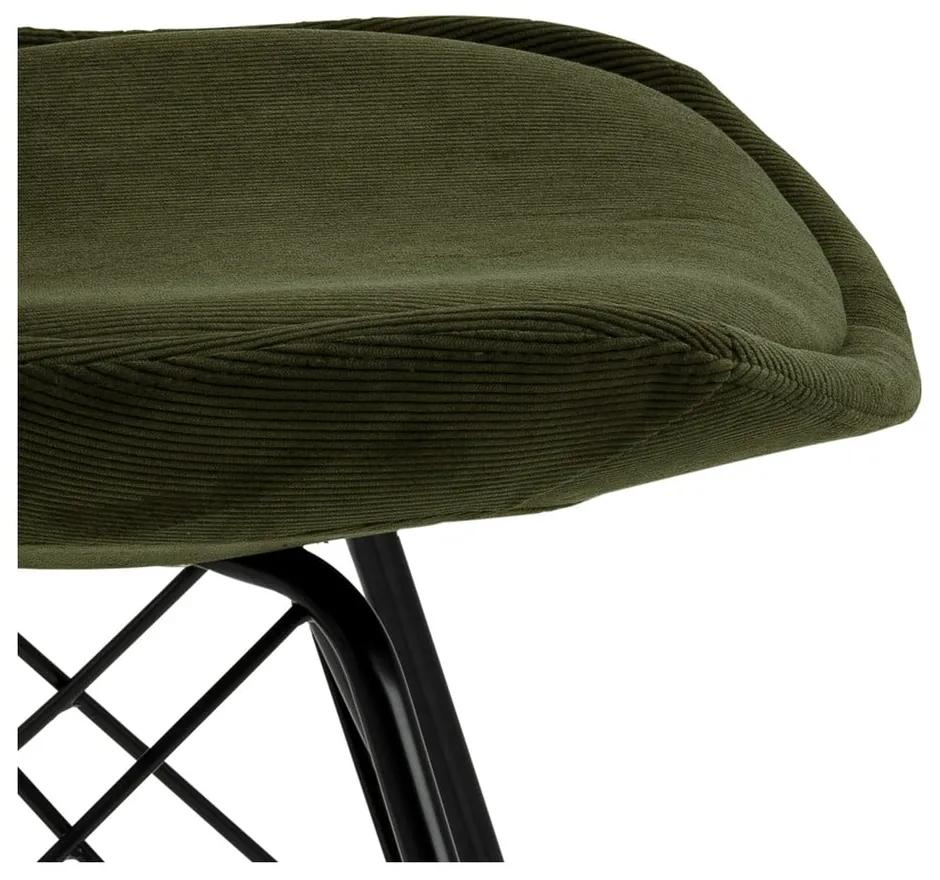 Тъмнозелен трапезен стол Eris - Actona