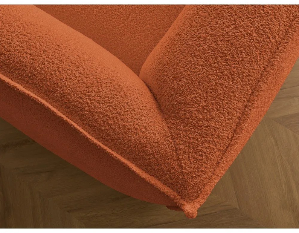 Оранжев диван от прежда с примки от букле 242 cm Giorgia – Bobochic Paris