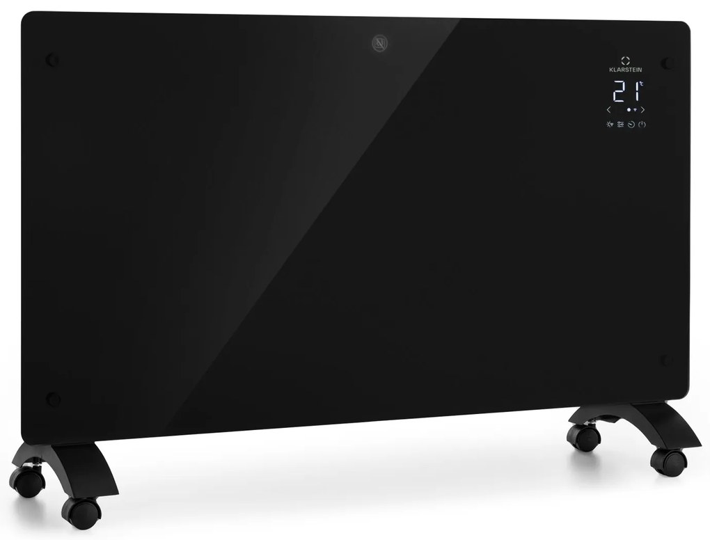 Klarstein Bansin Crystal Smart, конвекторен нагревател, 2500W, 5 - 50 °C, управление чрез приложение