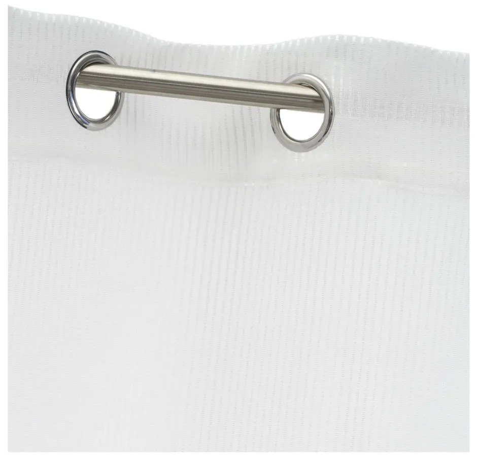 Бяла завеса със смес от лен 140x260 cm Fifties – Casa Selección