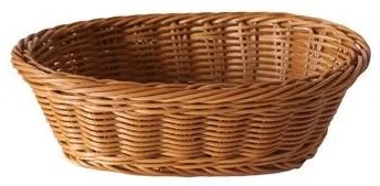 Панер водоустойчив PVC, елипса, кафяв 23,5x15xH7 см GCC-(672006B-OV)