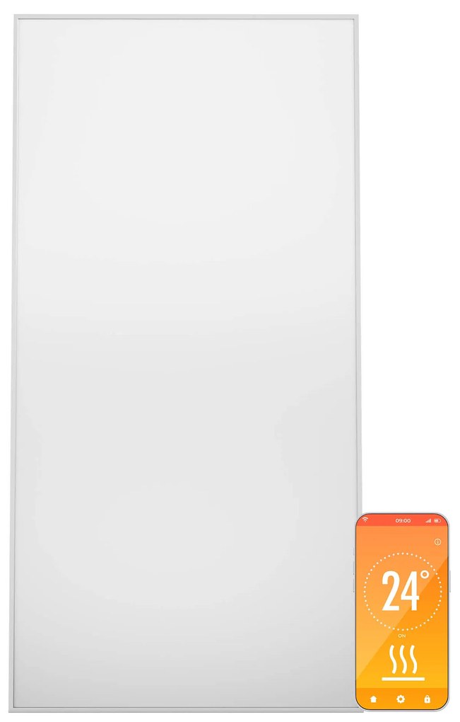 Klarstein Wonderwall Air Smart 770, инфрачервен отоплител, 60 x 120 см, 770 W, апликация