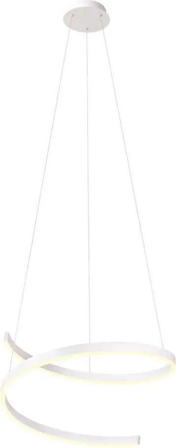 Redo 01-4013 - LED димируема люстра на кабел SCROLL LED/38W/230V бяла