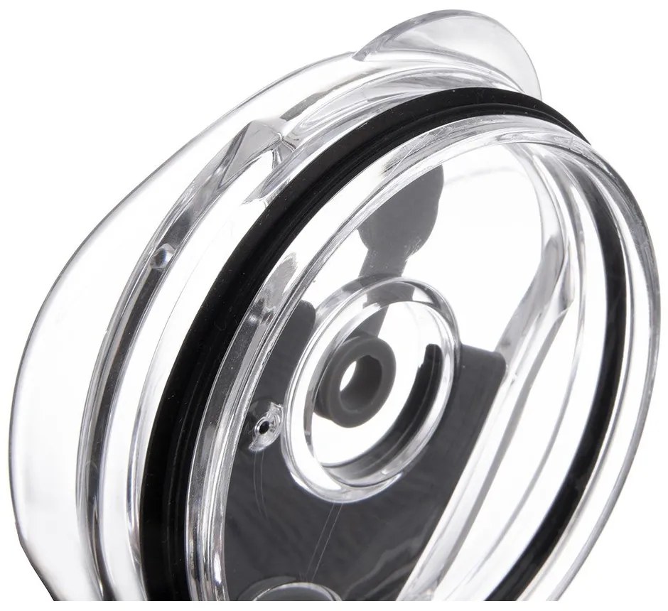 Черна термочаша със сламка 1,2 l Termo – Orion