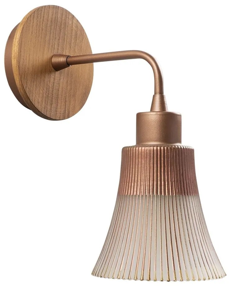 Стенна лампа в меден цвят ø 13 cm Foca – Opviq lights