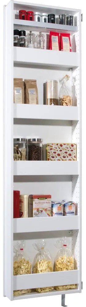 Бял шкаф за коридор 50x195x18 cm Rotary – Germania