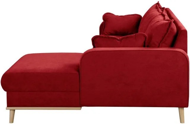 Червен ъглов диван (десен ъгъл) Beata - Ropez