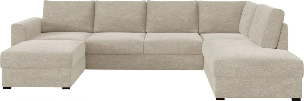 Ъглов диван Wilma-Екрю-десен