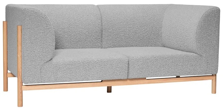 Сив диван 182 cm Moment - Hübsch