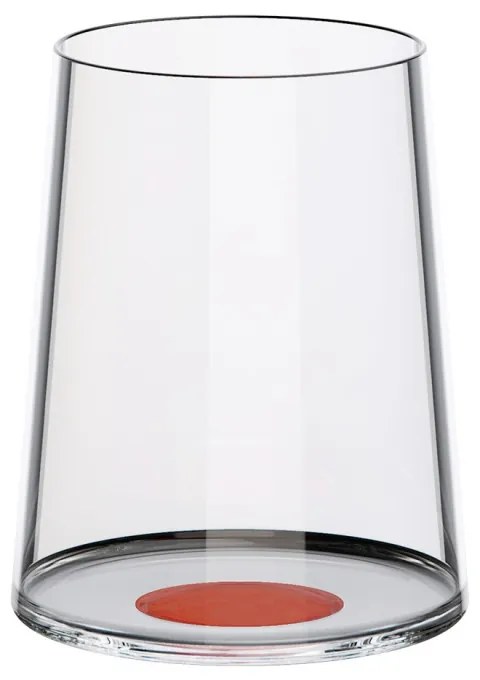 Комплект 2 бр кристални чаши за бяло вино Trebonn SplitGlass 2025121, 280 мл, Ø7.3x9 см, Модулна система, Червен