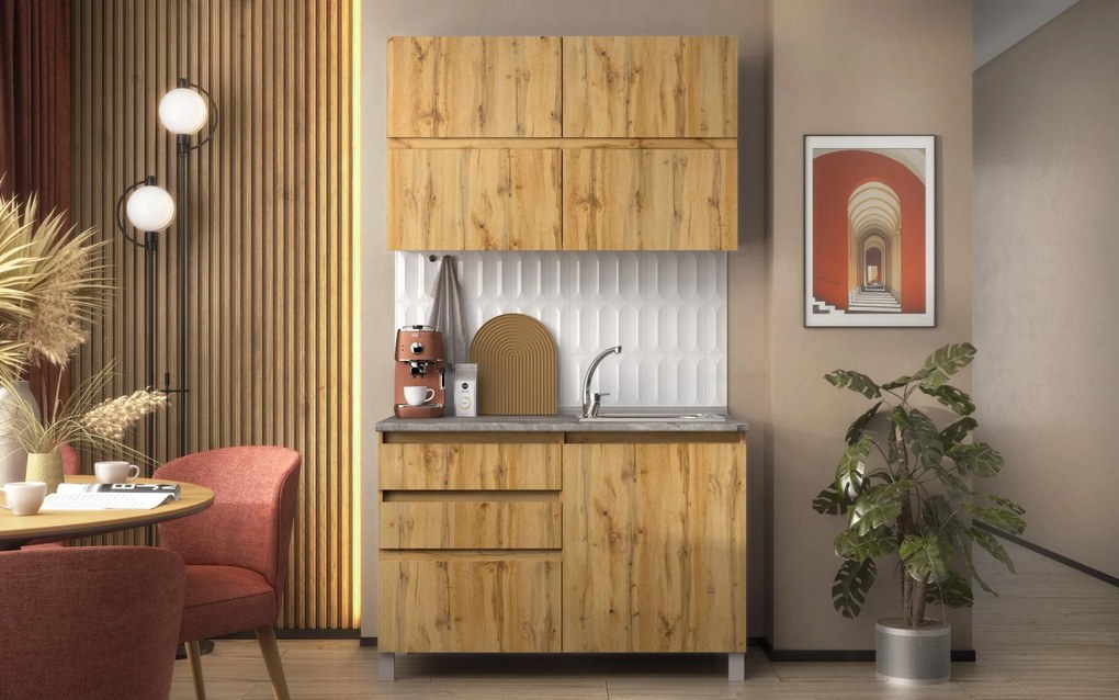 Кухня с включен термоплот Стиви